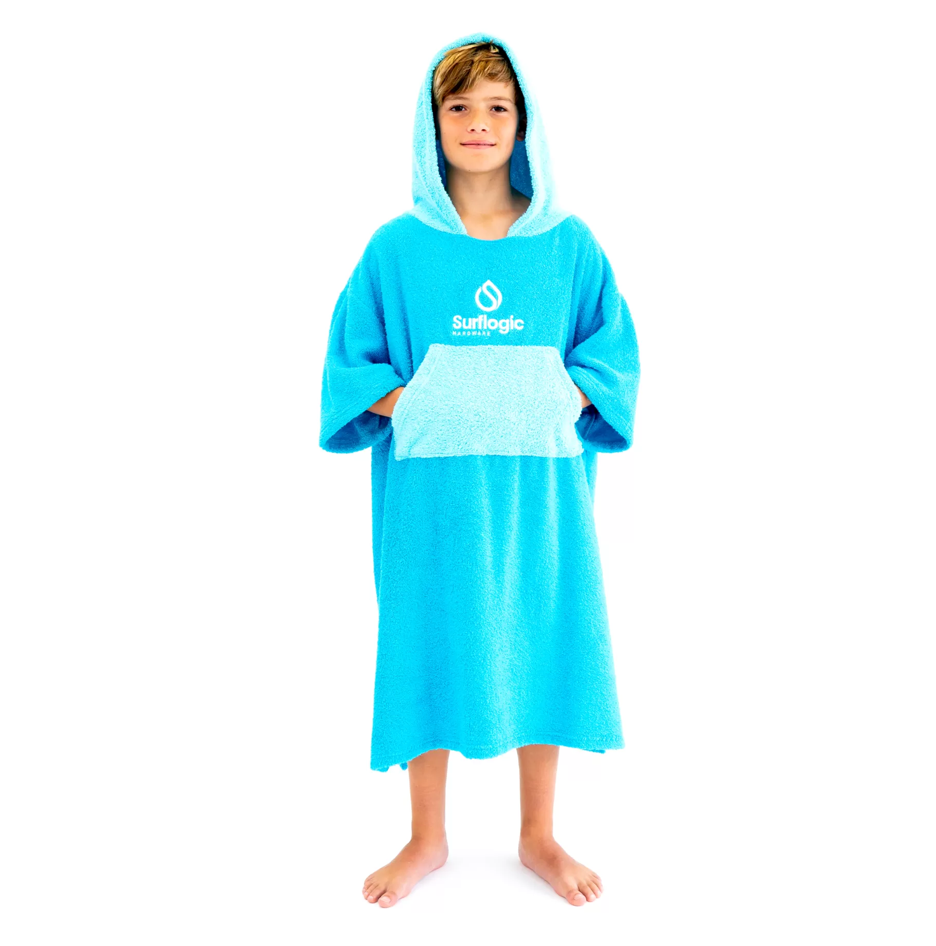 Surflogic Poncho Cyan & Turquoise (Junior) Online