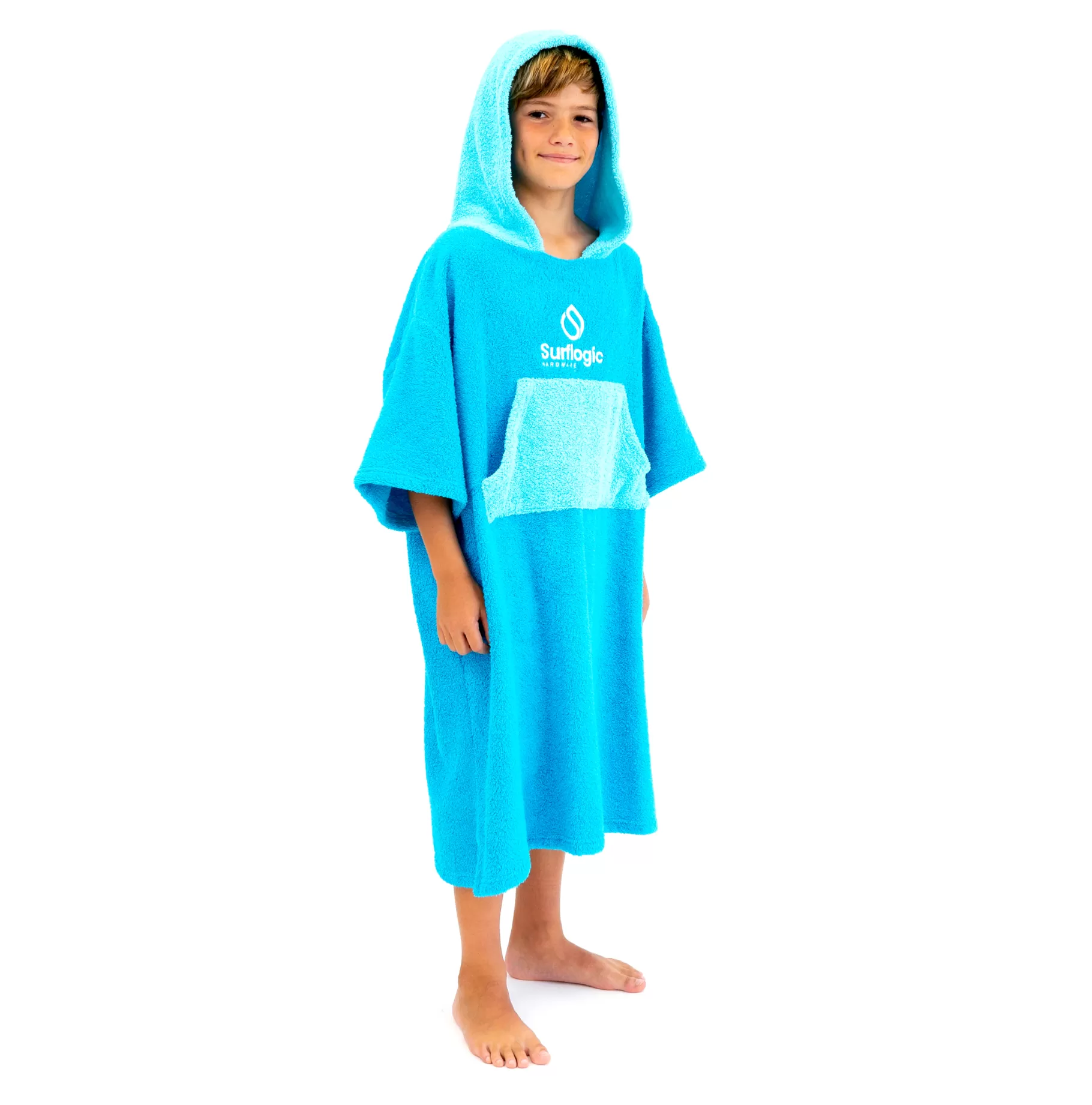 Surflogic Poncho Cyan & Turquoise (Junior) Online