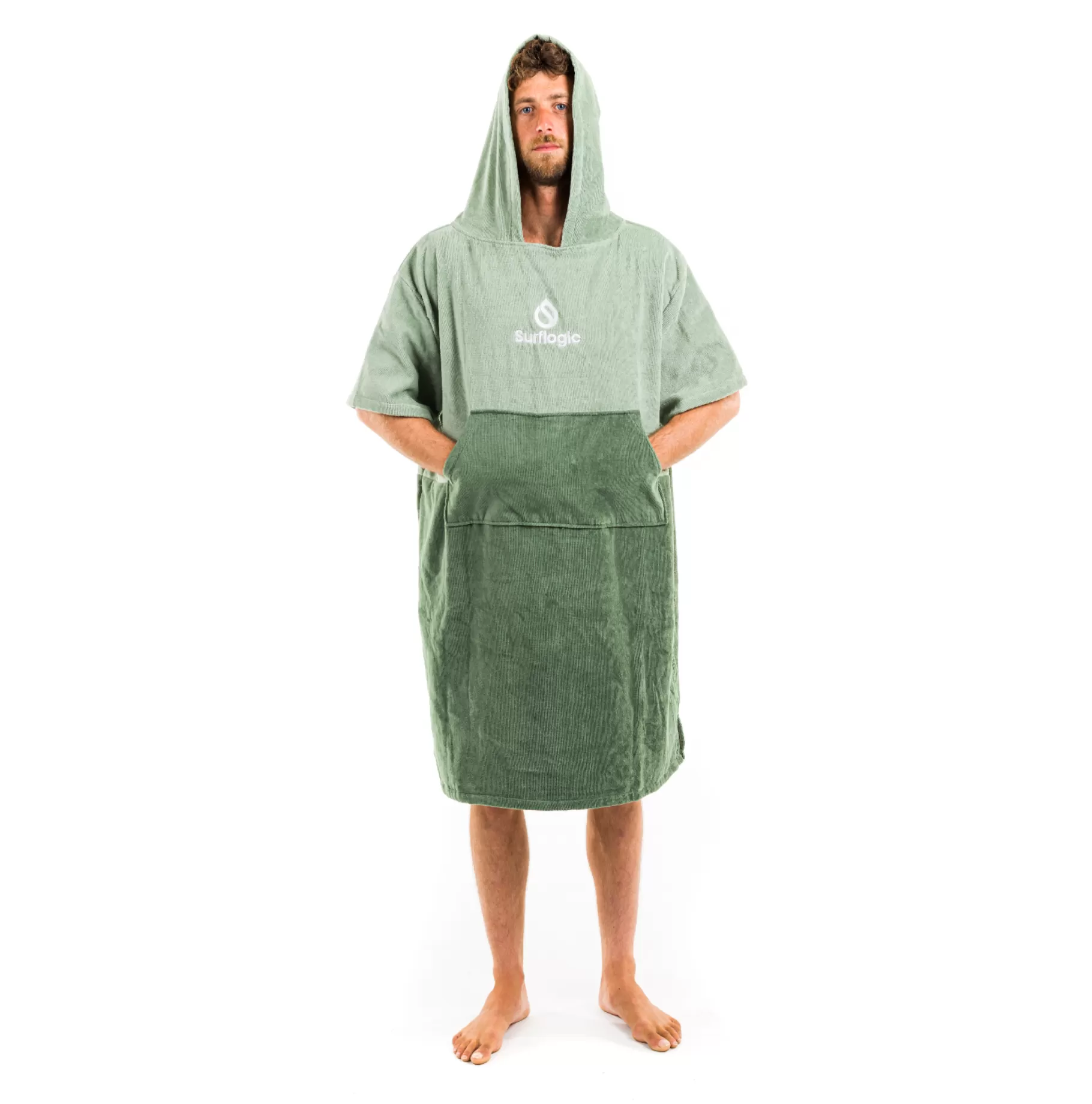 Surflogic Poncho Green & Olive New