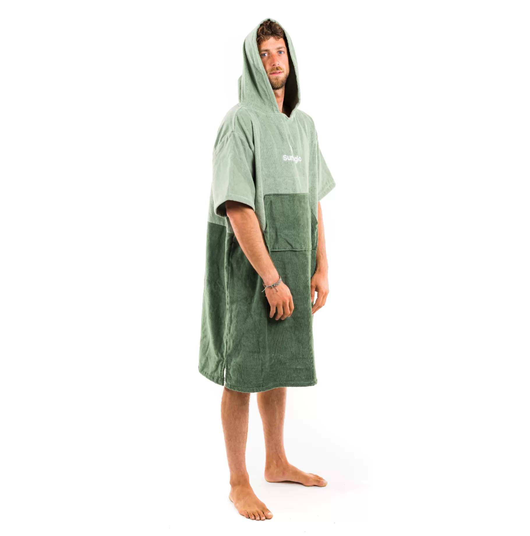 Surflogic Poncho Green & Olive New