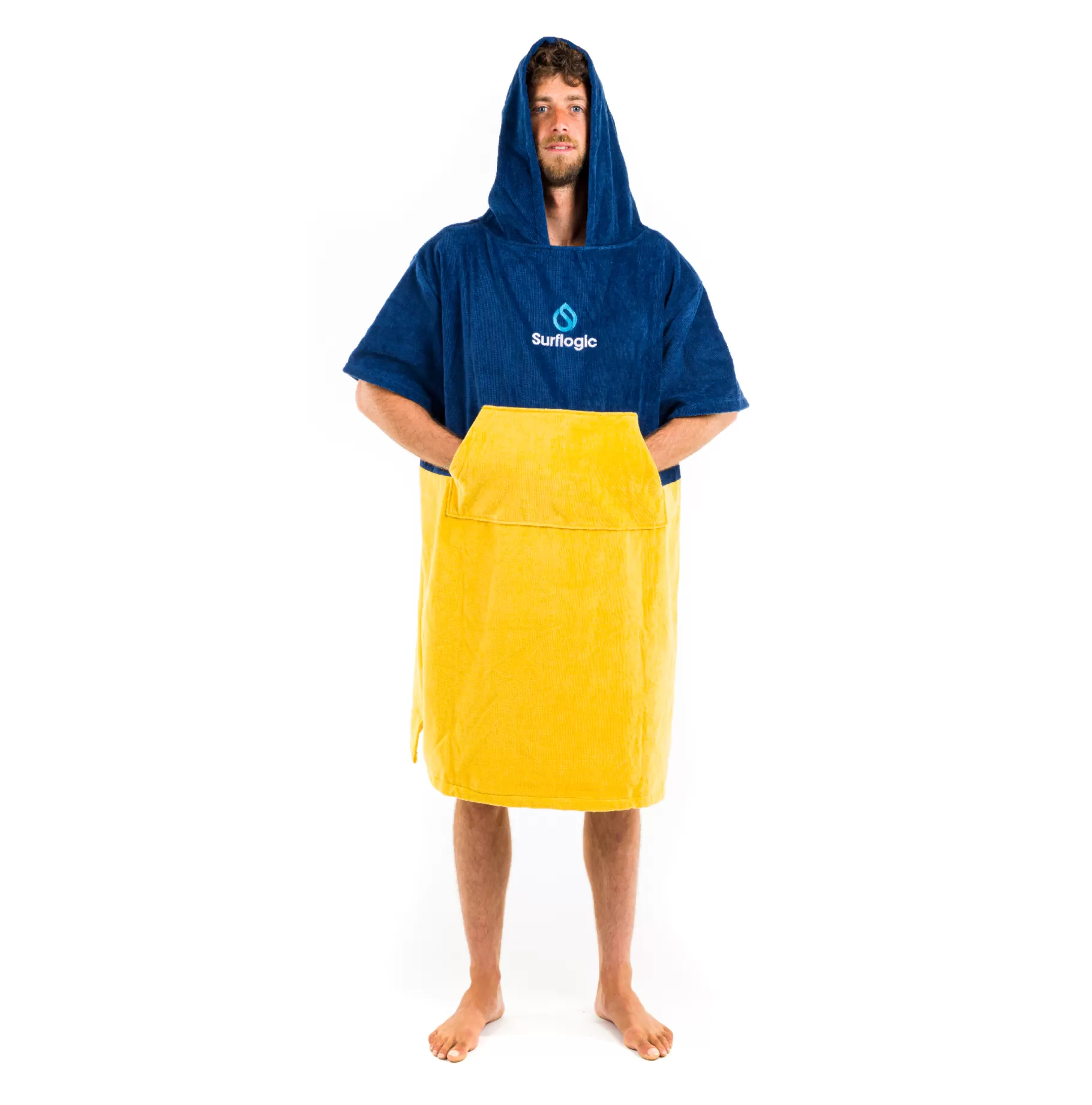 Surflogic Poncho Navy & Beige Store