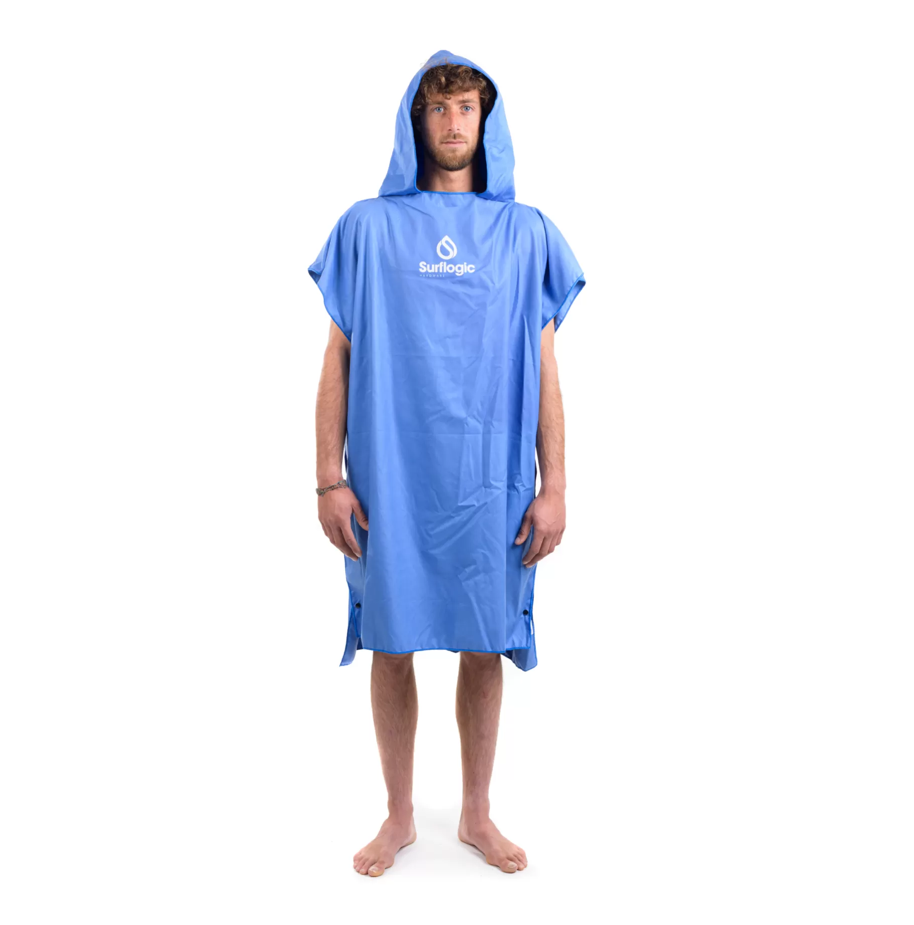 Surflogic Quick-Dry Poncho Microfibre Blue Best Sale