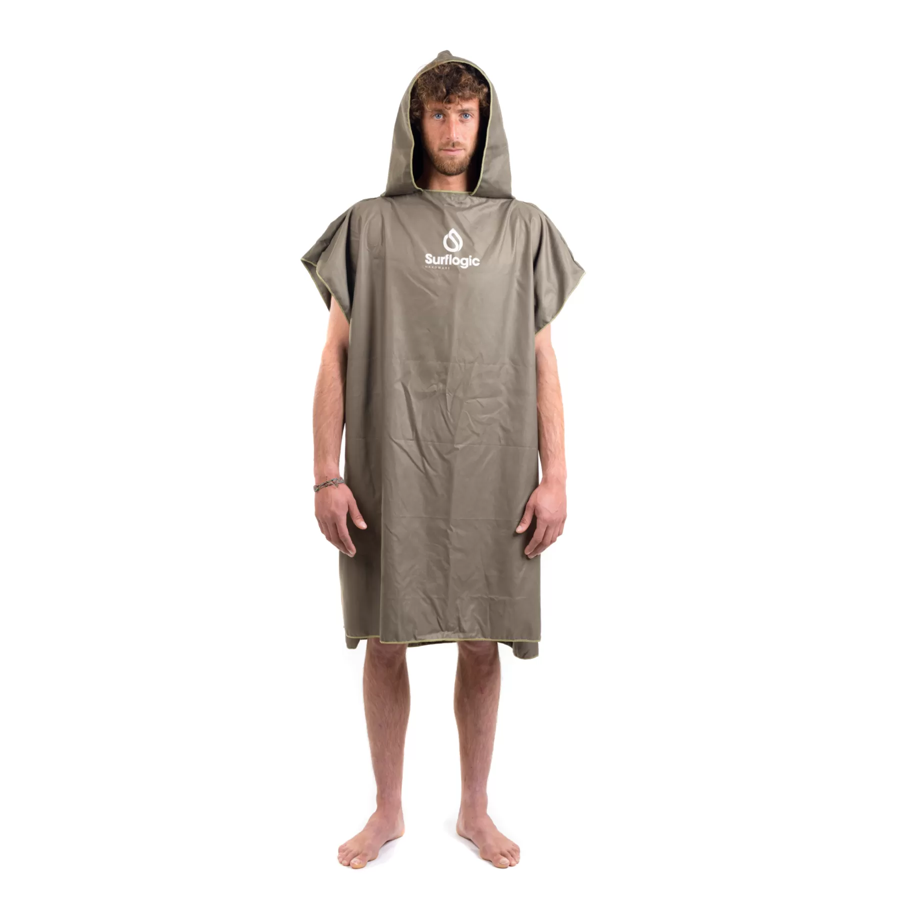 Surflogic Quick-Dry Poncho Microfibre Olive Green Flash Sale