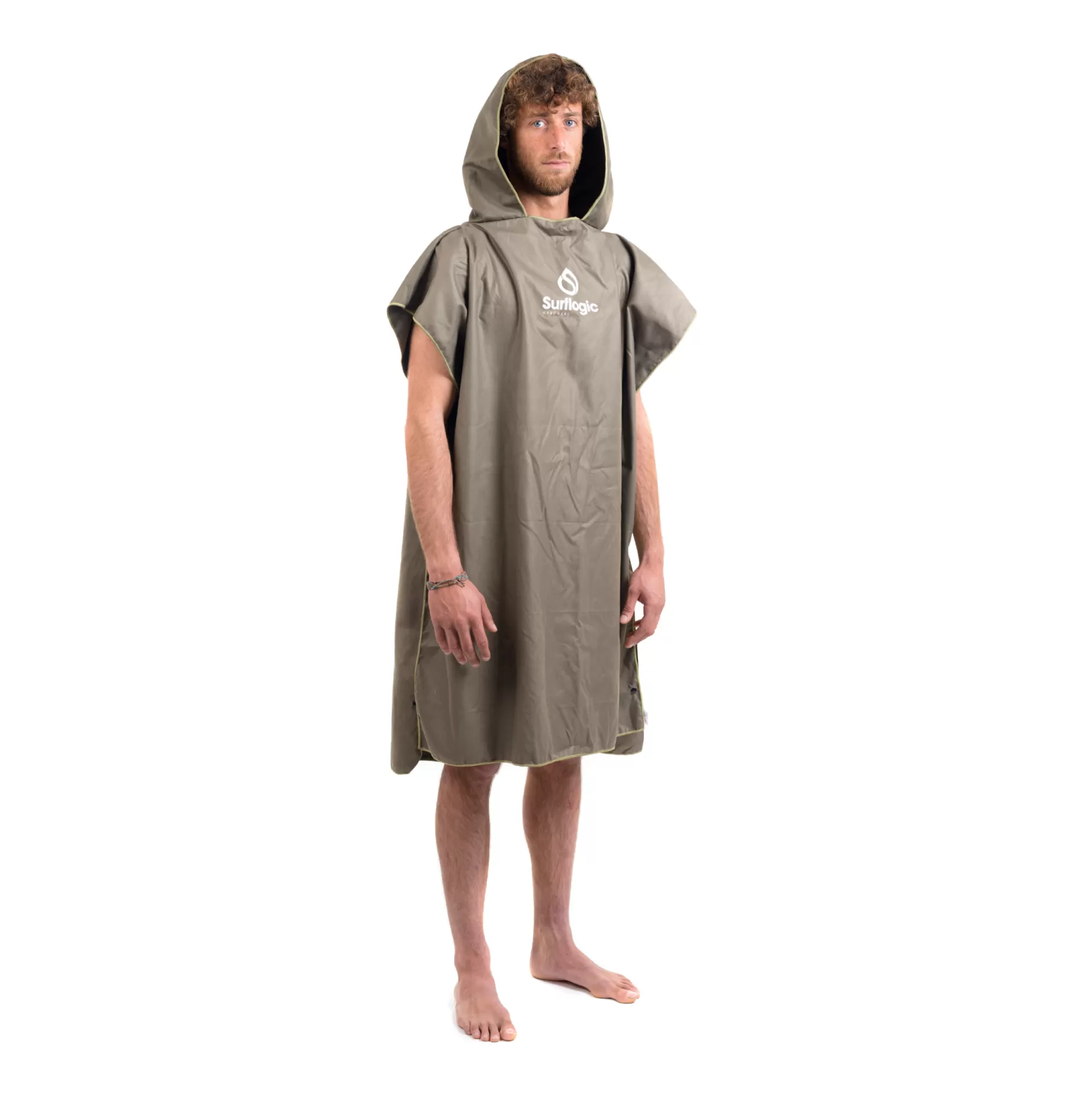 Surflogic Quick-Dry Poncho Microfibre Olive Green Flash Sale