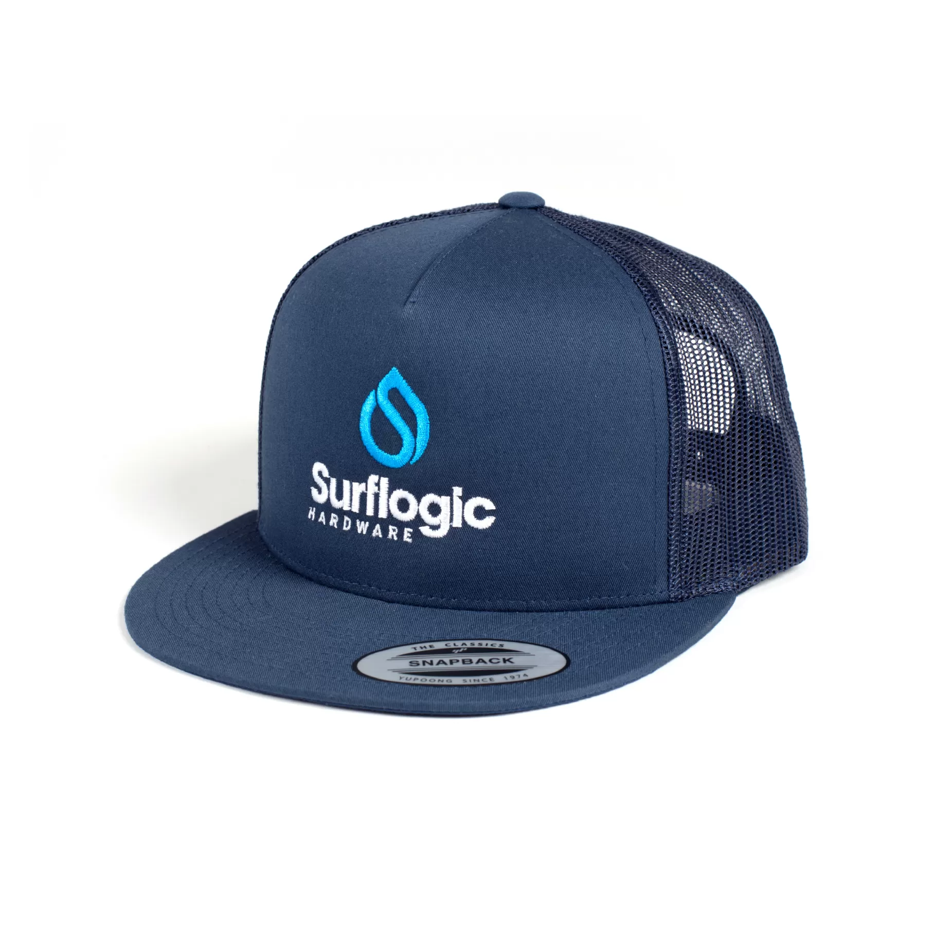 Surflogic Sfl Flat Trucker Cap Navy Store