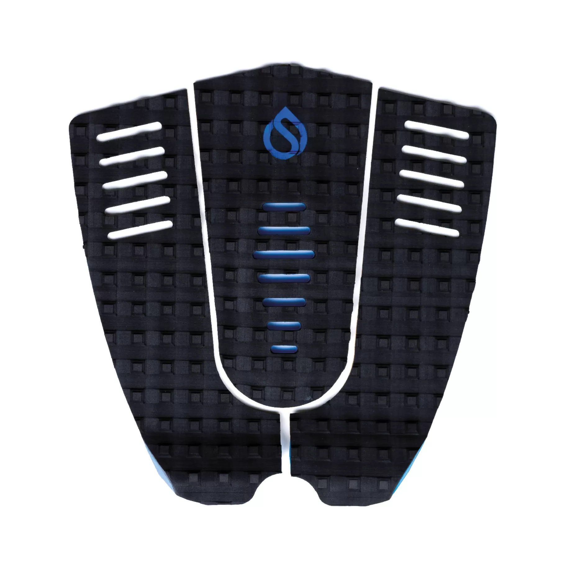 Surflogic Traction Pad Sfl Three Black & Cyan New